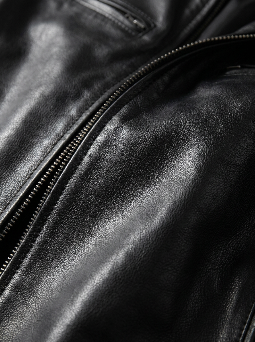 VALMORIE | Veste en cuir décontractée