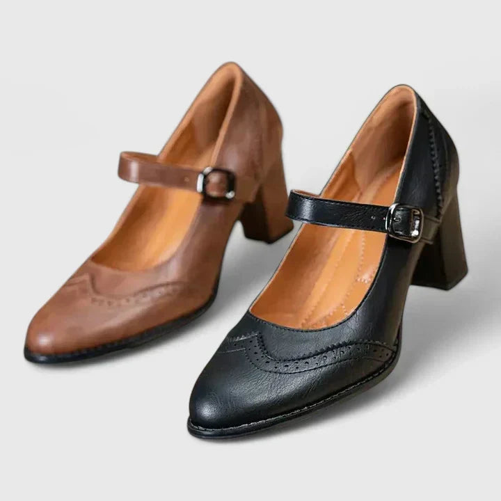 VALMORIE | Babies Richelieu Talon Bottier pour Femme Brigitte