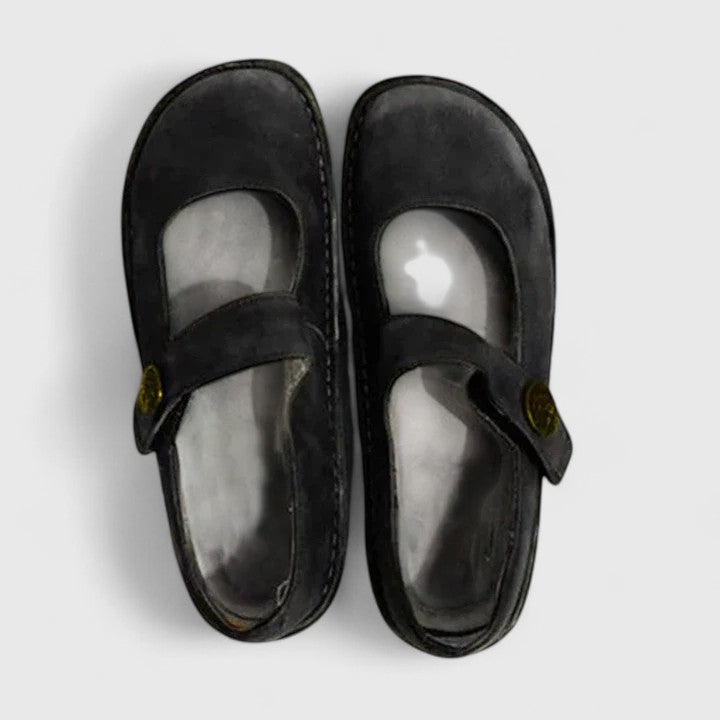 VALMORIE | Babies en Cuir Patiné pour Femme Monique