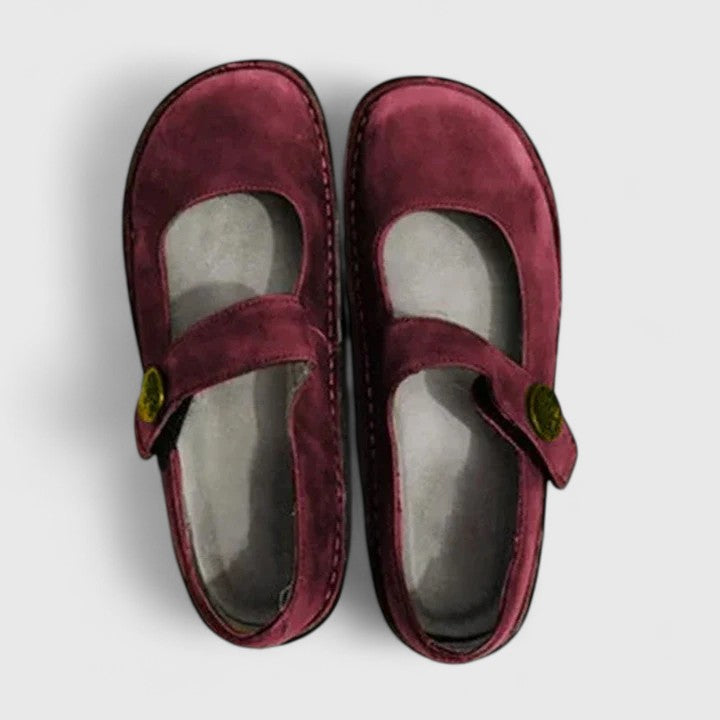 VALMORIE | Babies en Cuir Patiné pour Femme Monique