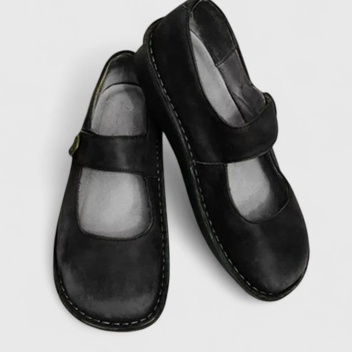 VALMORIE | Babies en Cuir Patiné pour Femme Monique