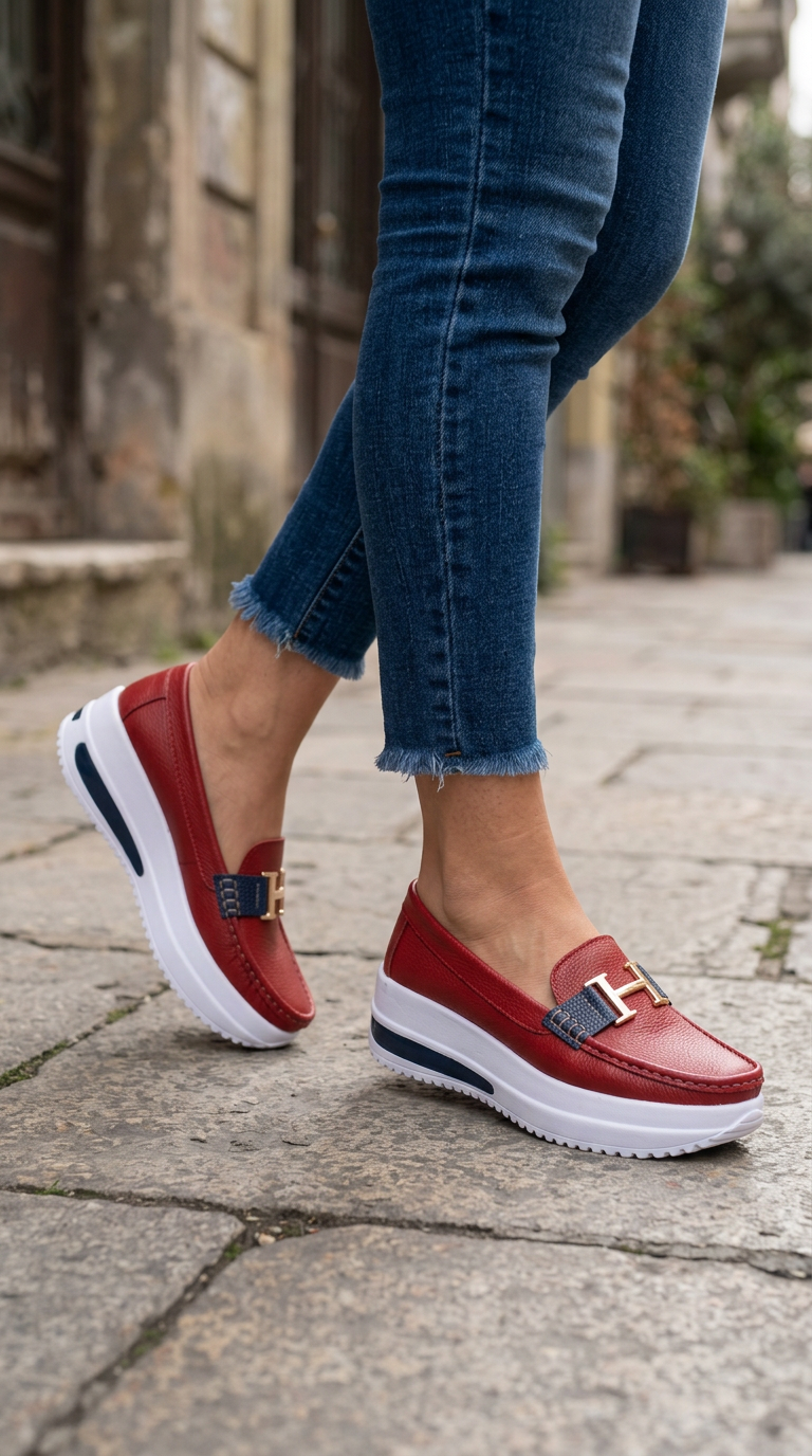 Mocassino Gaia — Platform con Morsetto