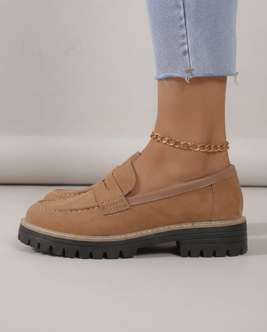 Mocassino Elena — Platform Tacco Grosso