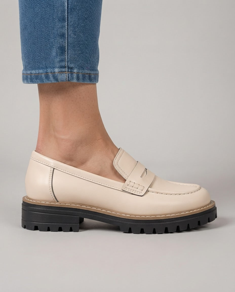 Mocassino Elena — Platform Tacco Grosso