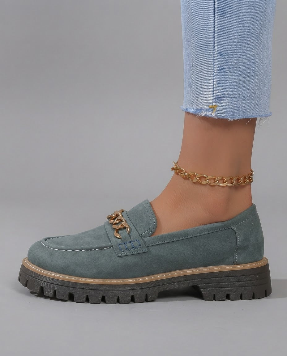 Mocassino Elena — Platform Tacco Grosso