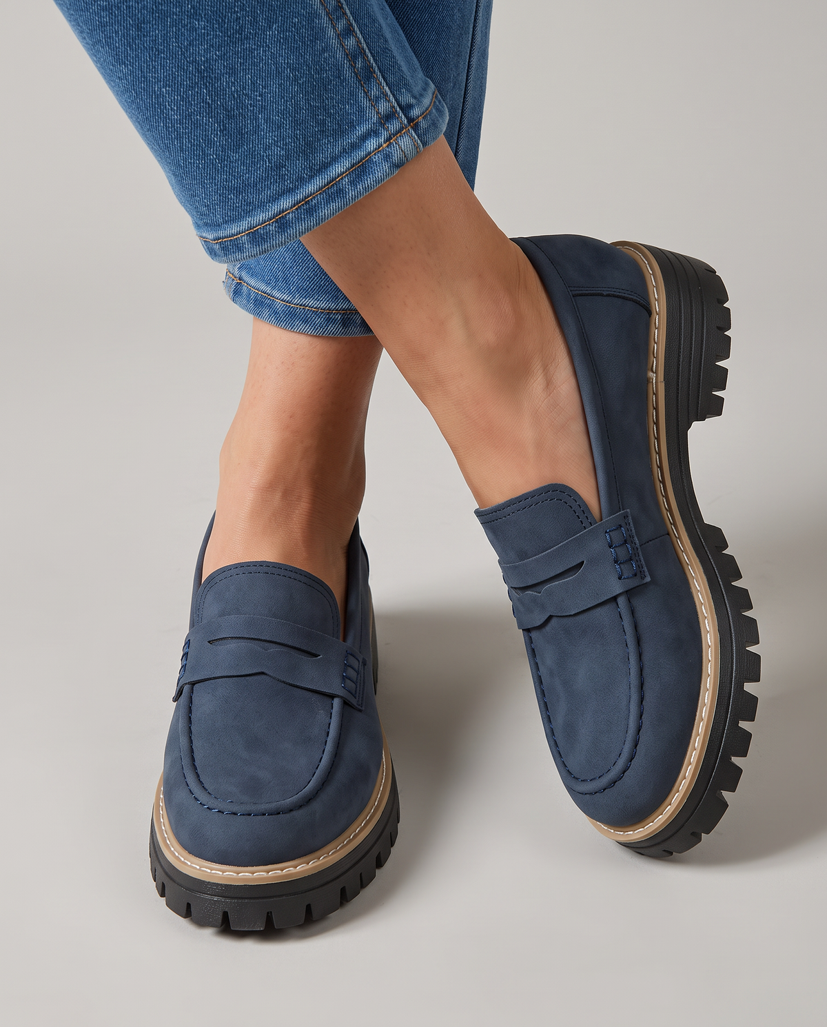 Mocassino Elena — Platform Tacco Grosso