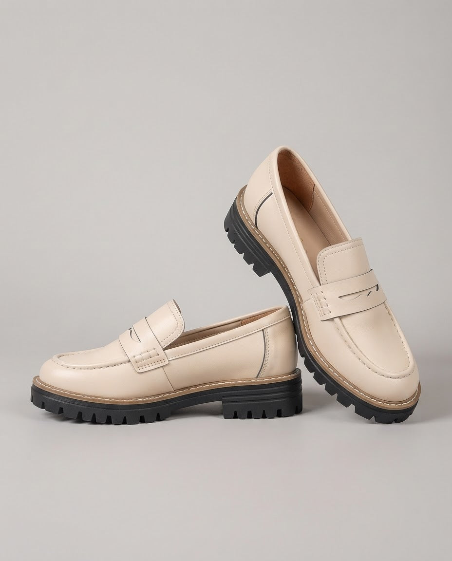 Mocassino Elena — Platform Tacco Grosso