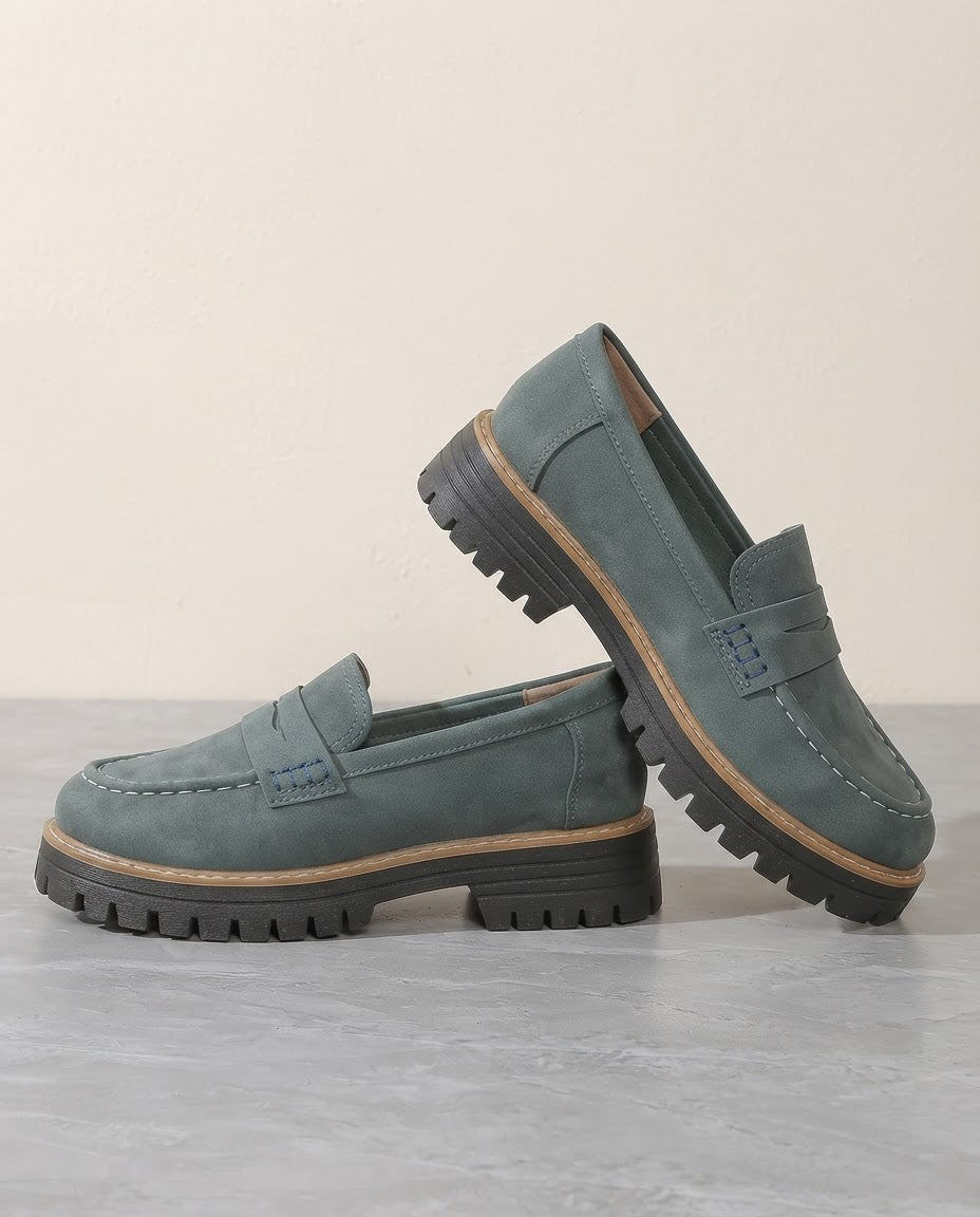 Mocassino Elena — Platform Tacco Grosso