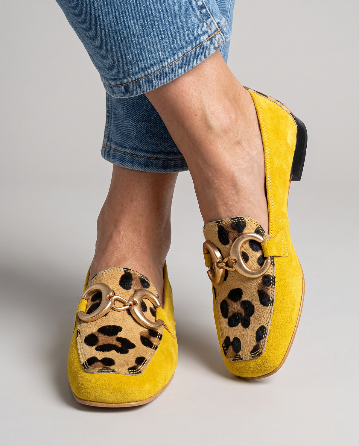 Assunta | Mocassini con Stampa Animalier