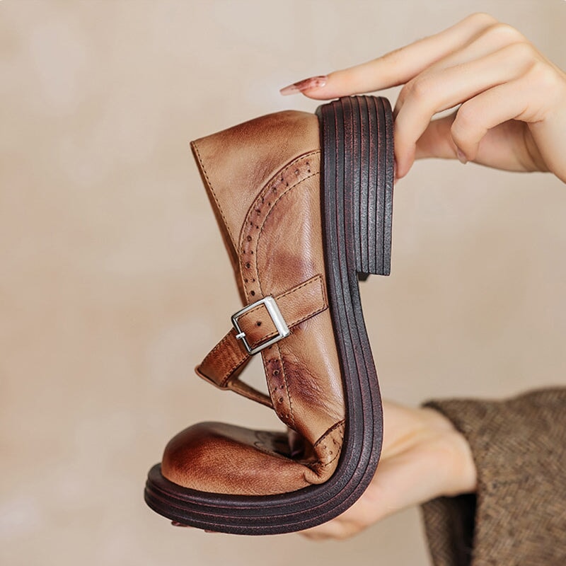 Valmorie - Élégante Chaussure en Cuir