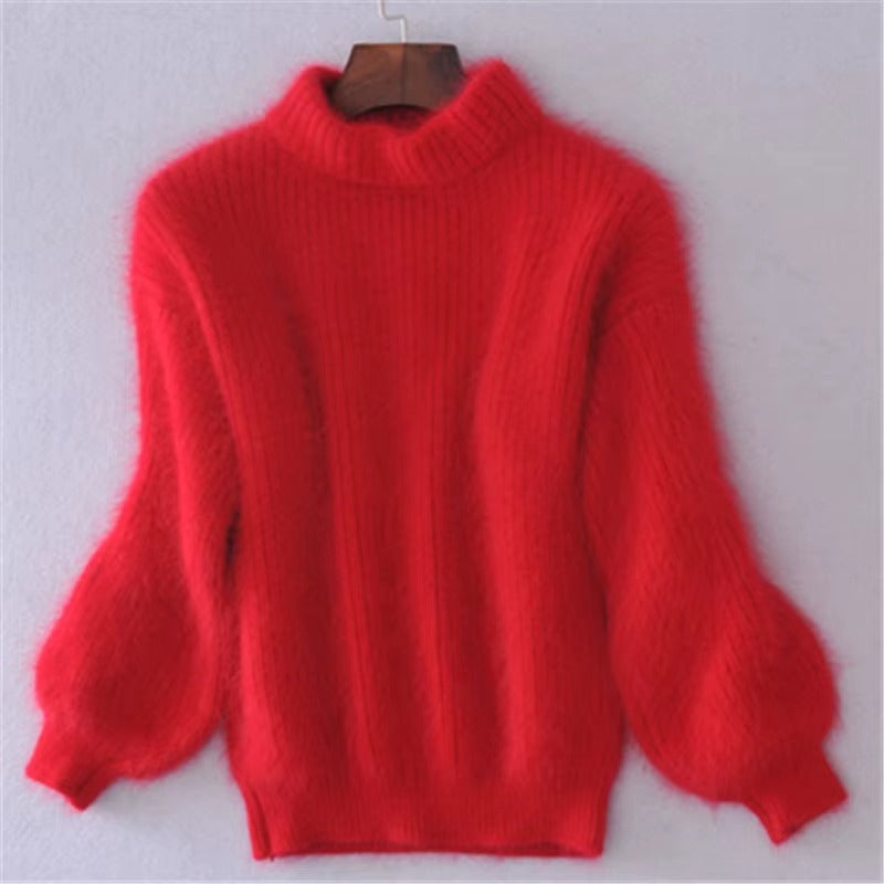 Saskia | Pull doux à col roulé